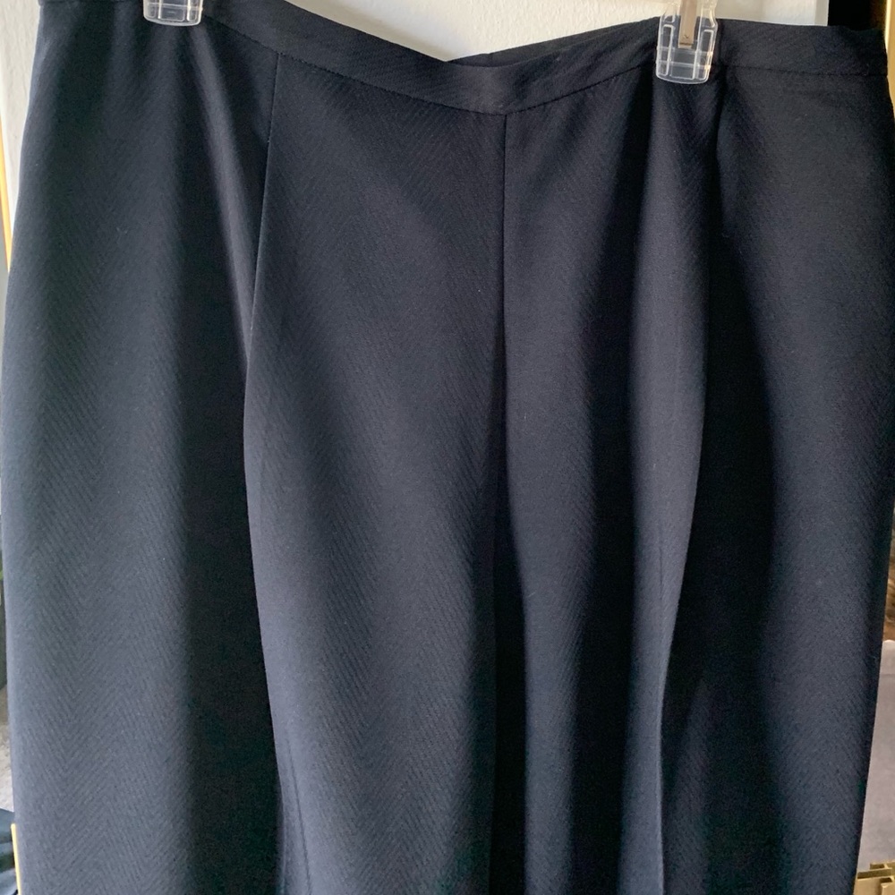 Blue, 18w, LeSuit, tie front suit (jacket & pants)